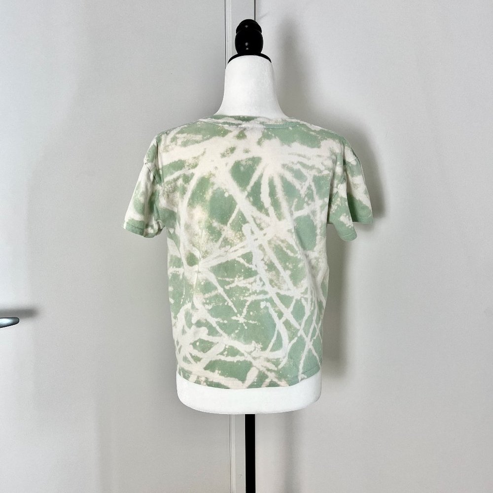 ✨Upcycled | NastyGal | Relaxed Honey Graphic T Shirt | Small Mint Green - Picture 9 of 12